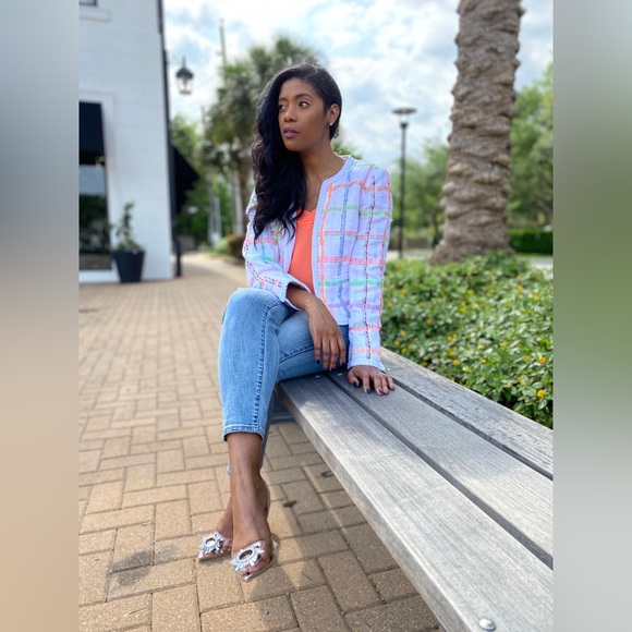 Carlisle Collection Poised tweed (from France)Jacket 4 Wmns USA NWT$698 - Picture 10 of 11